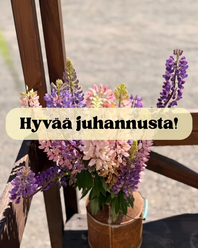 🌸 Hyvää juhannusta! 🌸
Kirppis kiinni sunnuntaihin asti. Normaalisti auki taas maanantaina. Muistakaa tehdä juhannustaikoja, jotta tulisi hyviä löytöjä jatkossa 🧙.