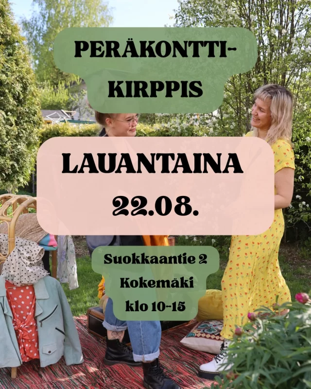 Tervetuloa myymään tai vaan etsimään uusia aarteita🫶🏼✨